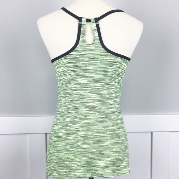 Lucy Athletic Racerback Tank Top Green Medium - Picture 4 of 8